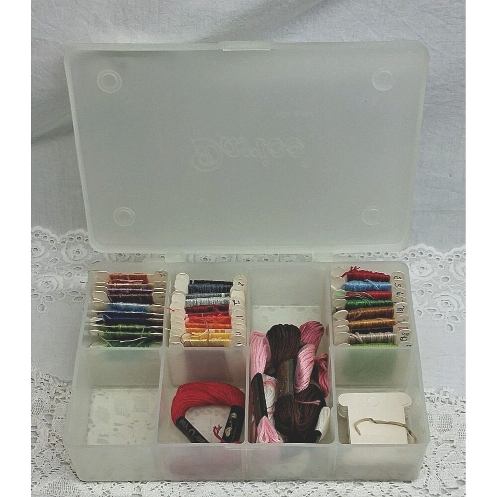 Darice Embroidery Floss Organizer Box Set Cotton 6-Strand Crosstitch Crafts